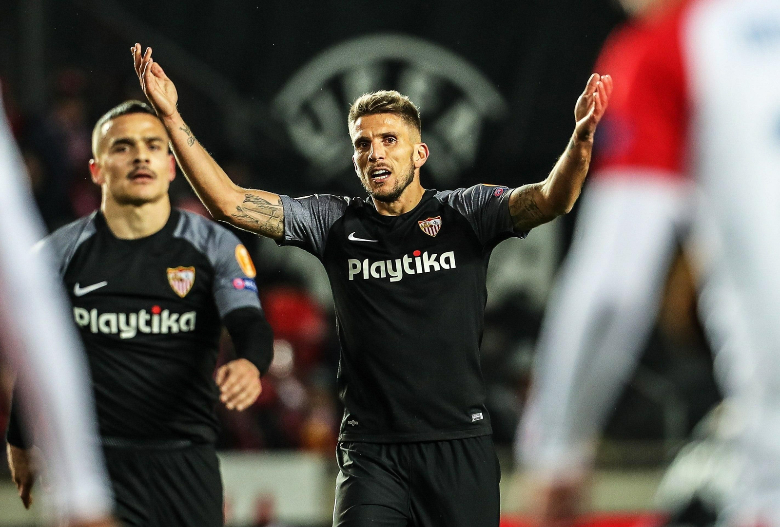 Las imágenes del Slavia de Praga-Sevilla FC