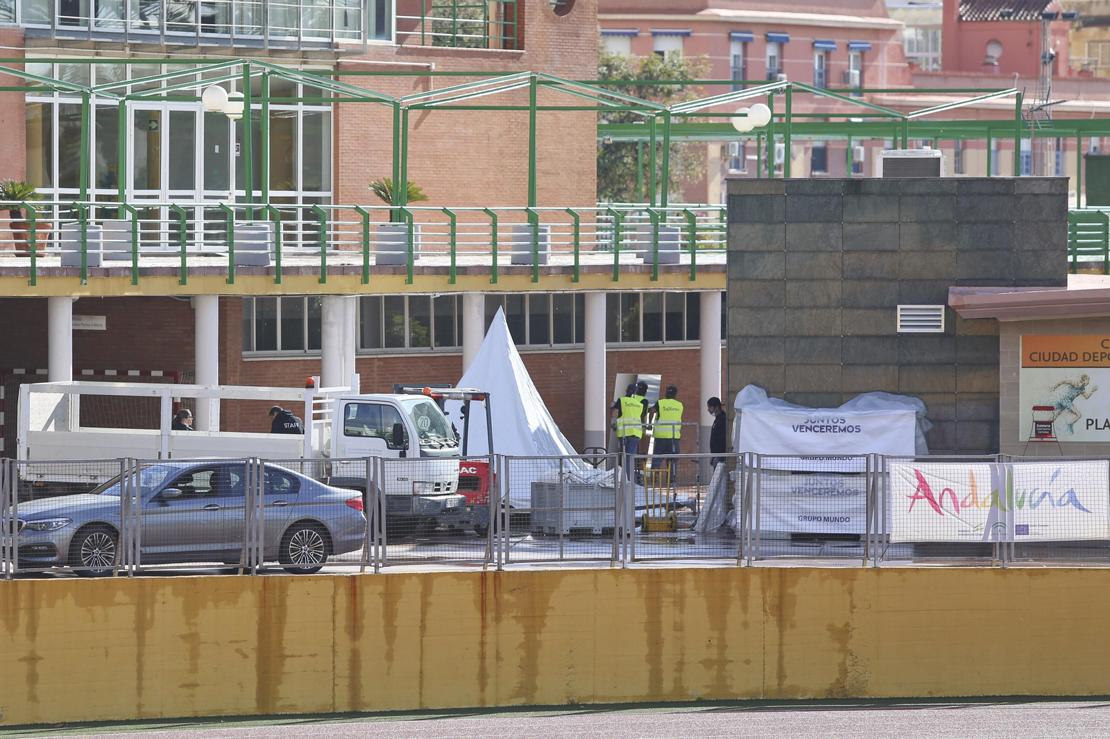 Carranque se convierte en un hospital de campaña