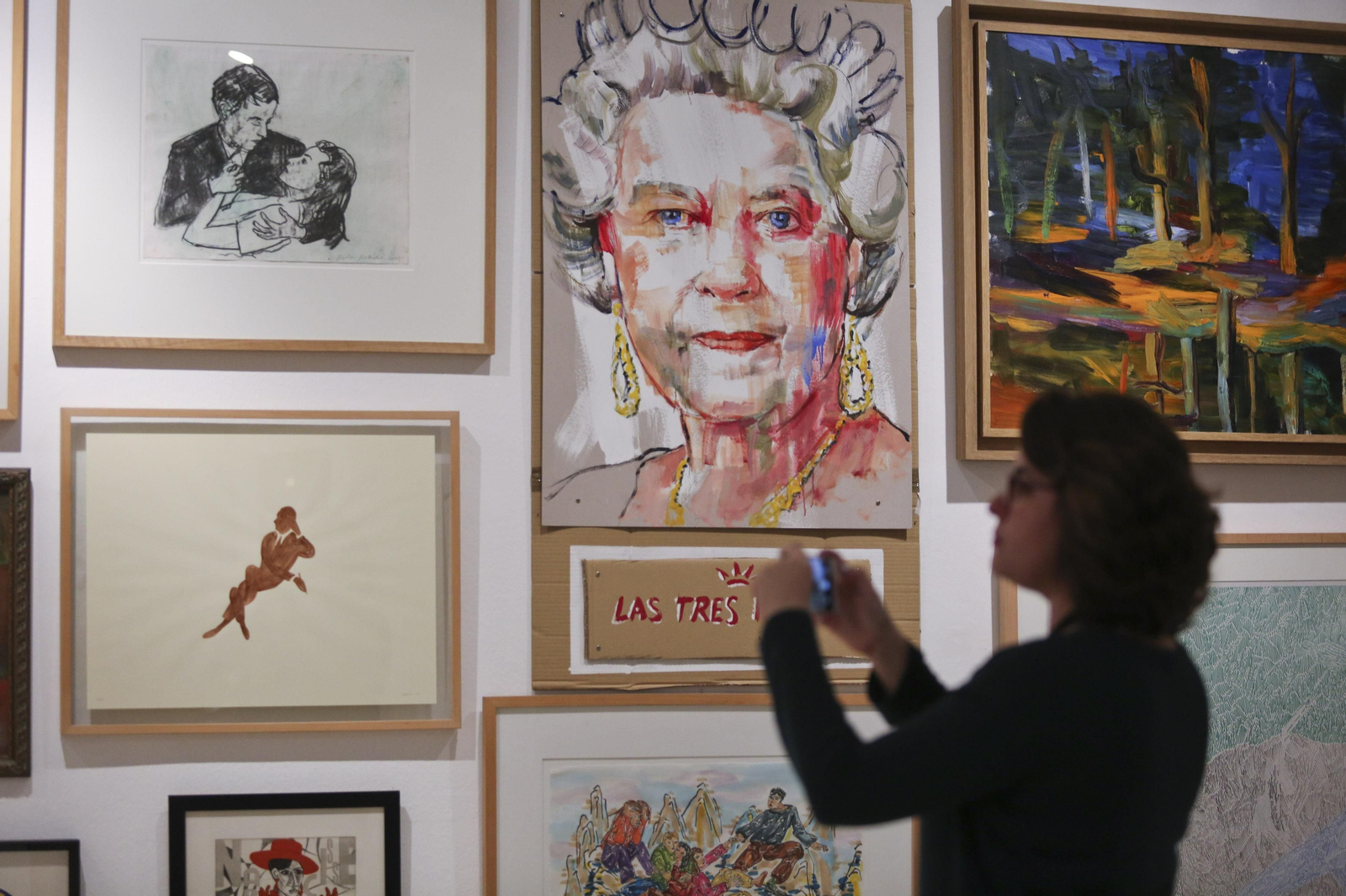 Algunas obras reunidas en 'El jardín secreto'.