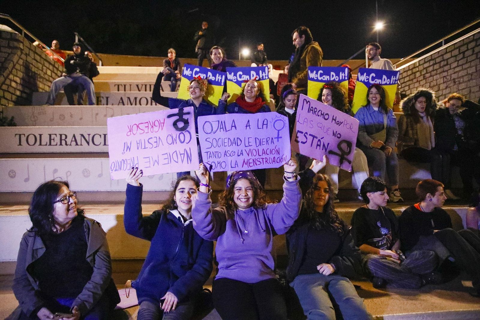 Las imágenes de la manifestación realizada por Asamblea Feminista 8M en Almería