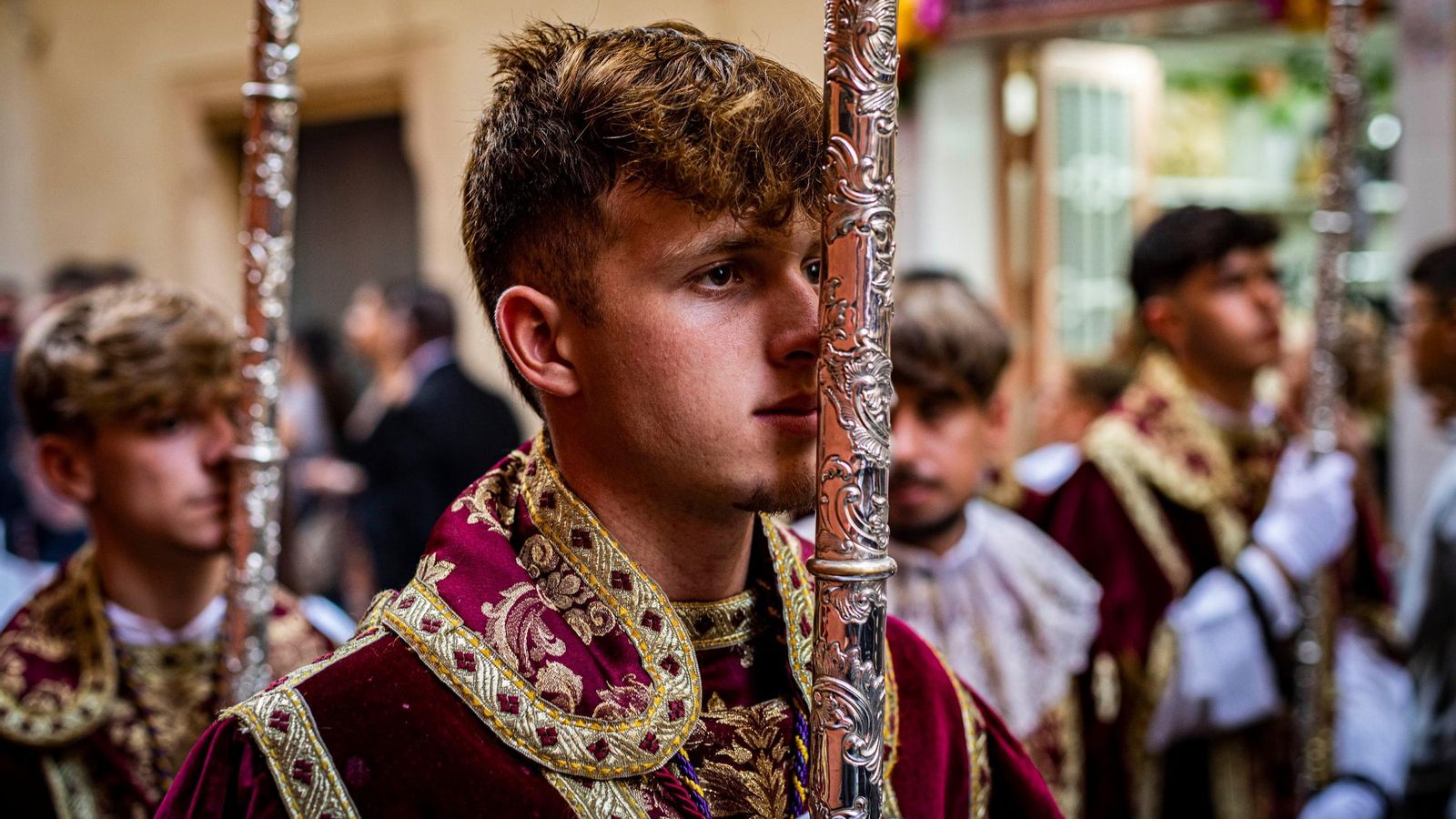 El encuentro del Señor de La Cena y la Virgen de los Dolores