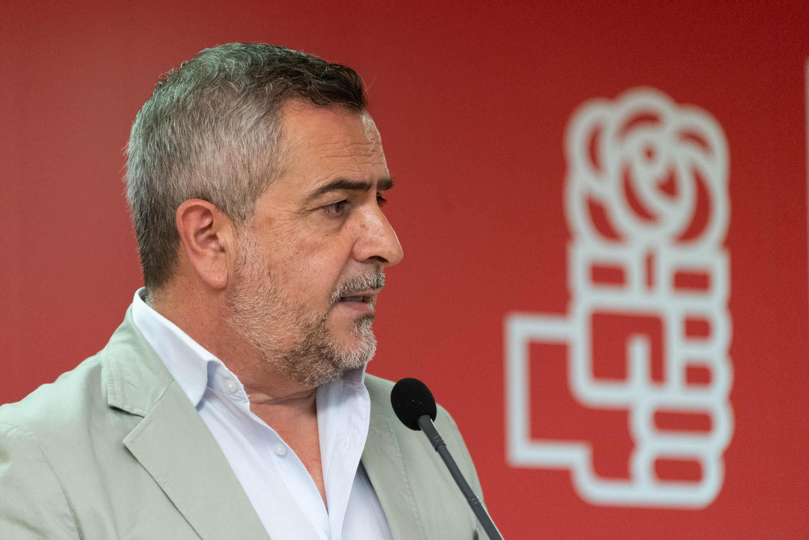 Juan Antonio Lorenzo, secretario general del PSOE en Almería.