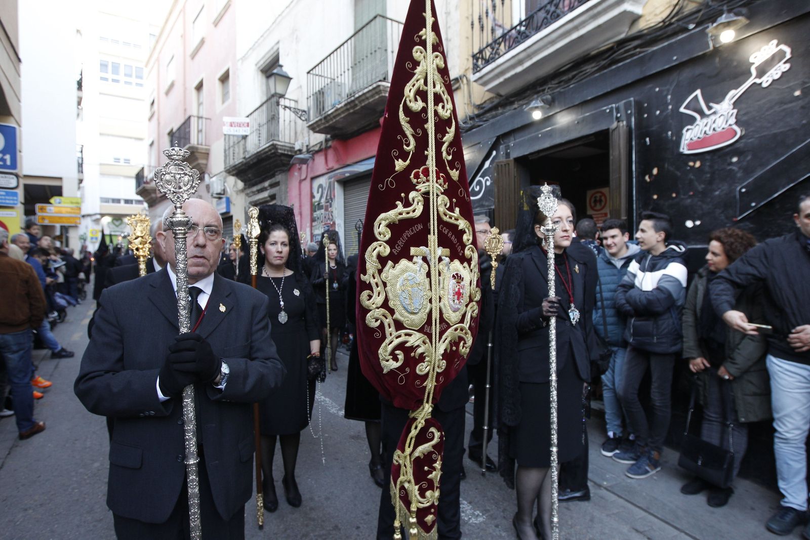Imágenes de la Procesión del Entierro, Viernes Santo. Semana Santa Almería 2019