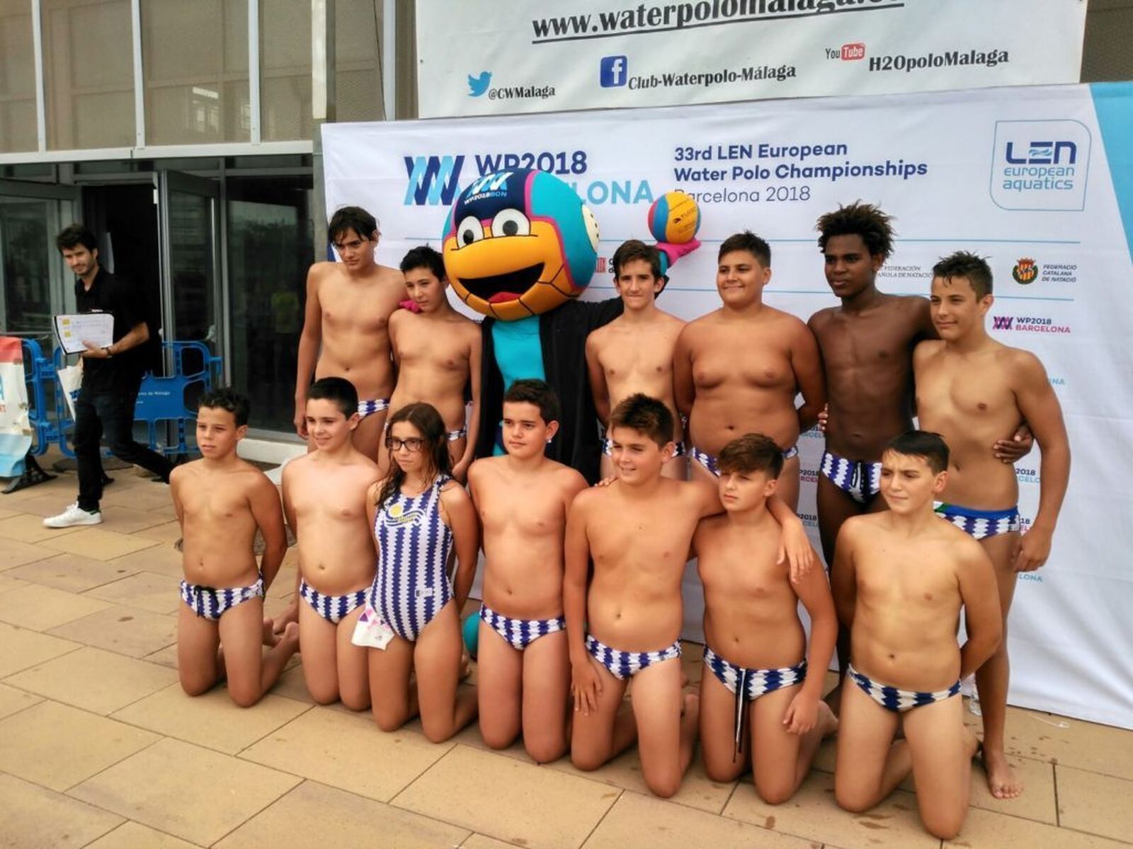 Equipo que disputó el pasado Campeonato Nacional infantil en Málaga.