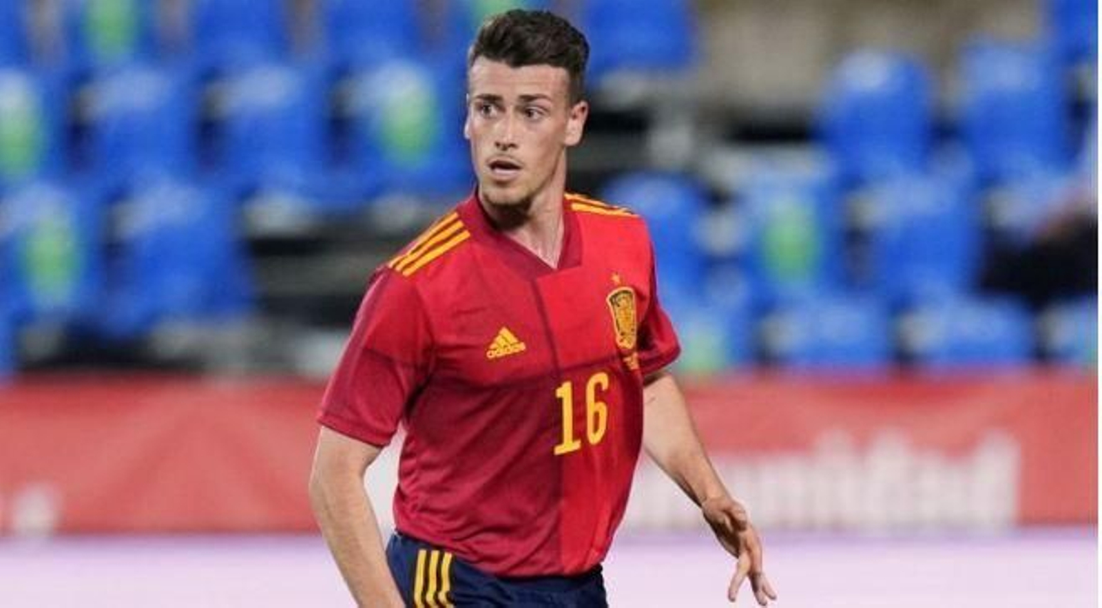 Antonio Blanco, con la selección española absoluta