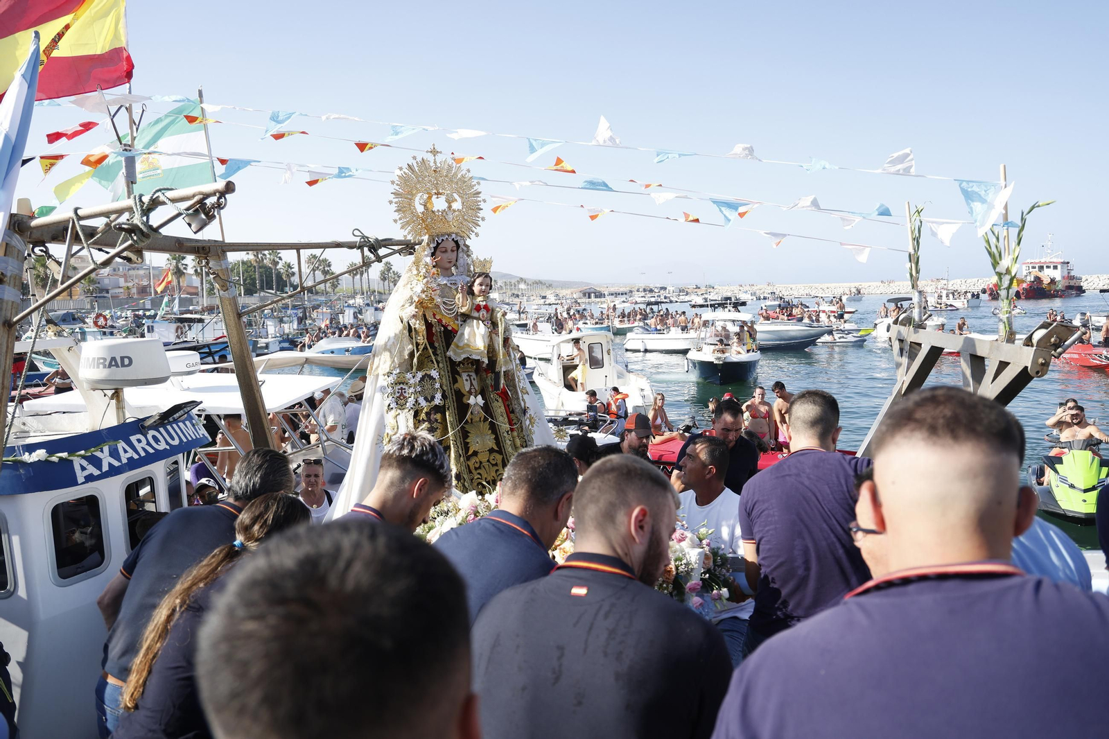 Fotos de la procesión de la Virgen del Carmen en La Línea