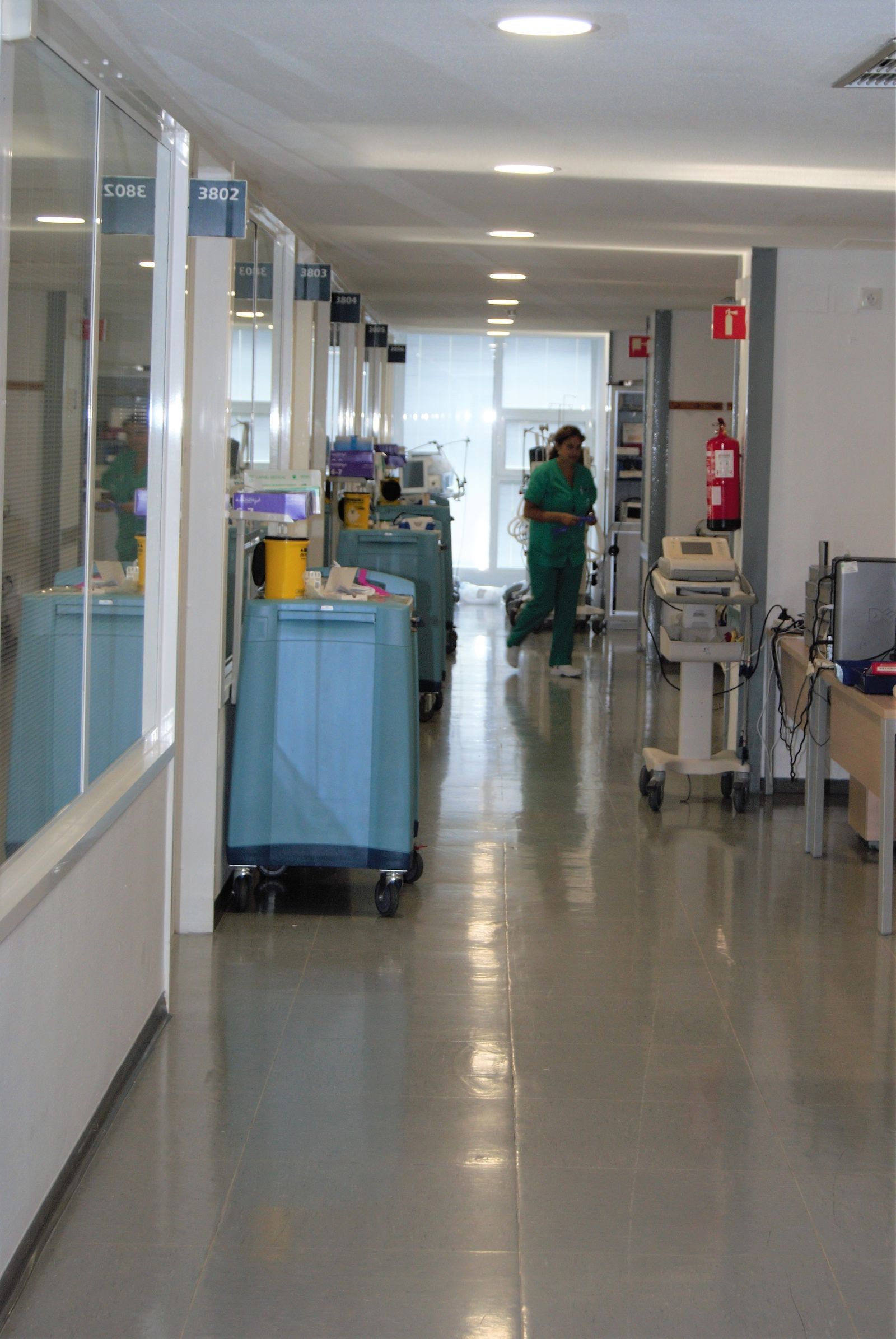 Imagen de la UCI polivalente.