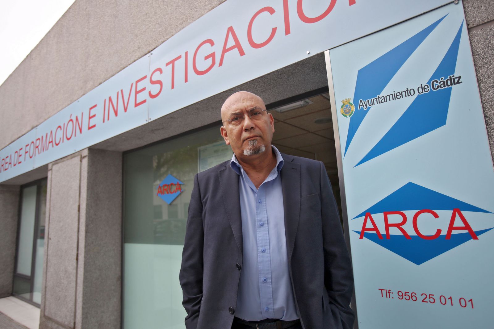 Alberto Matilla, ante la sede de ARCA, en una imagen de archivo.
