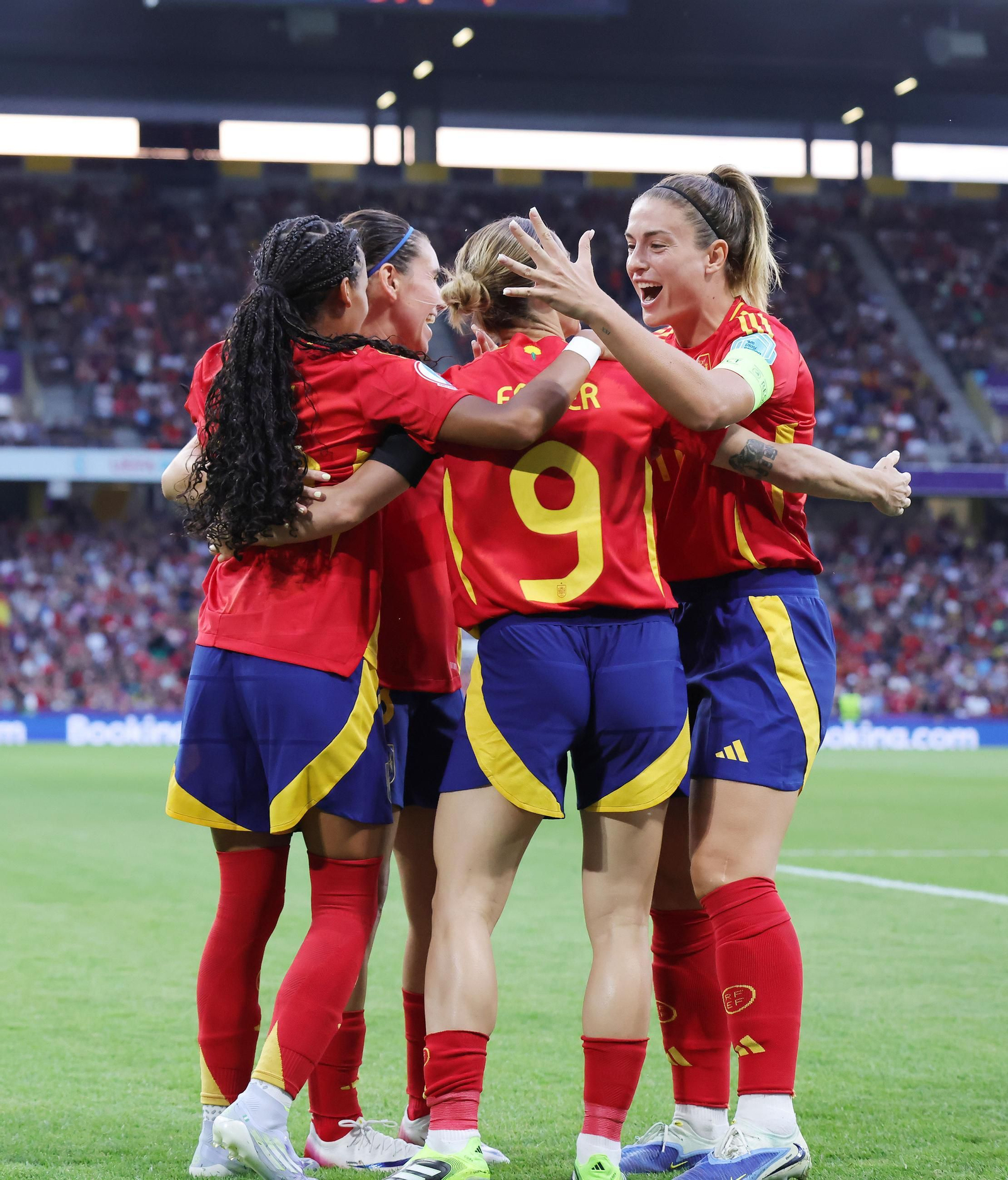 Las fotos del España-Portugal en la Eurocopa femenina