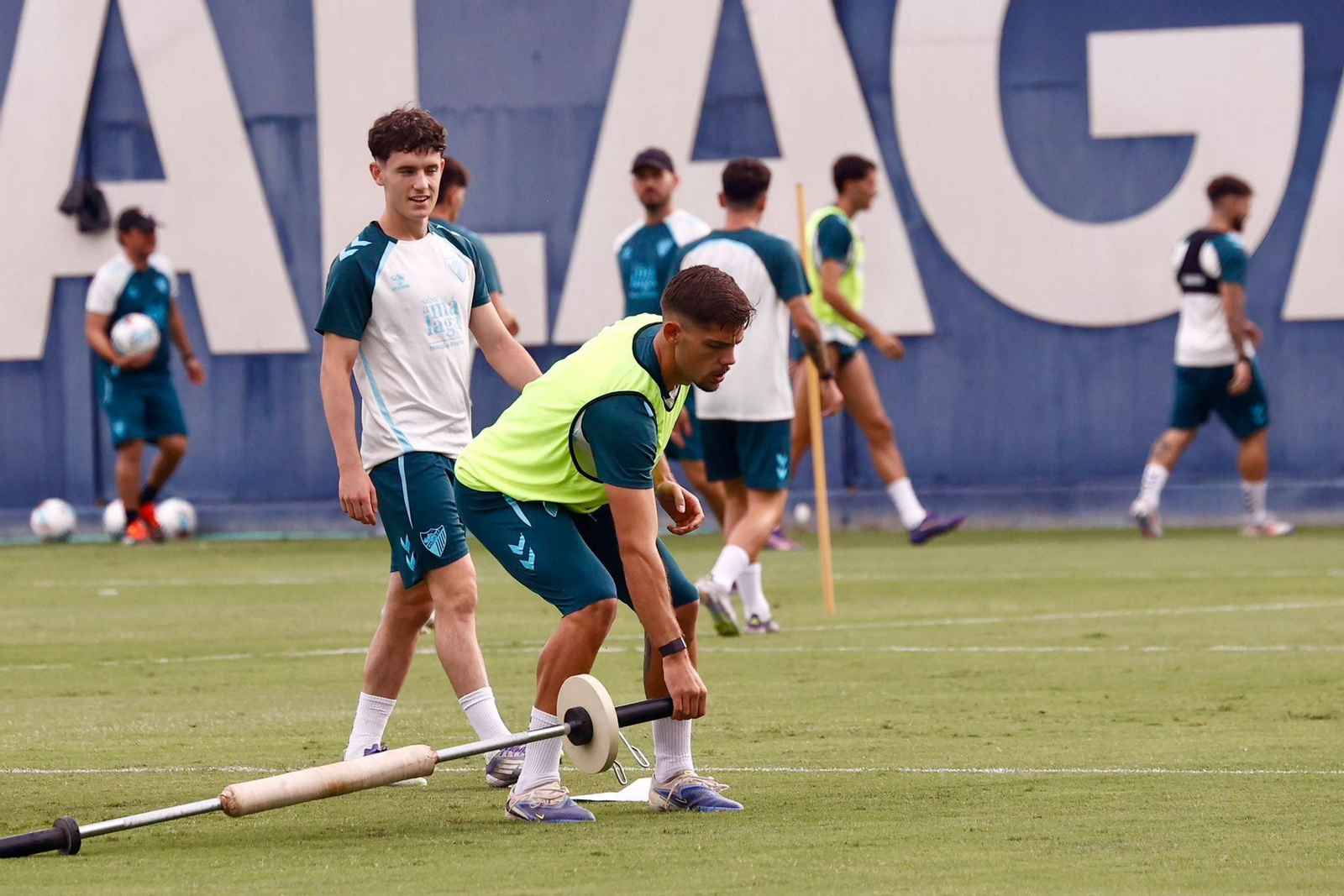 Rafita, del filial, novedad en el entrenamiento ante la baja de Carlos Puga