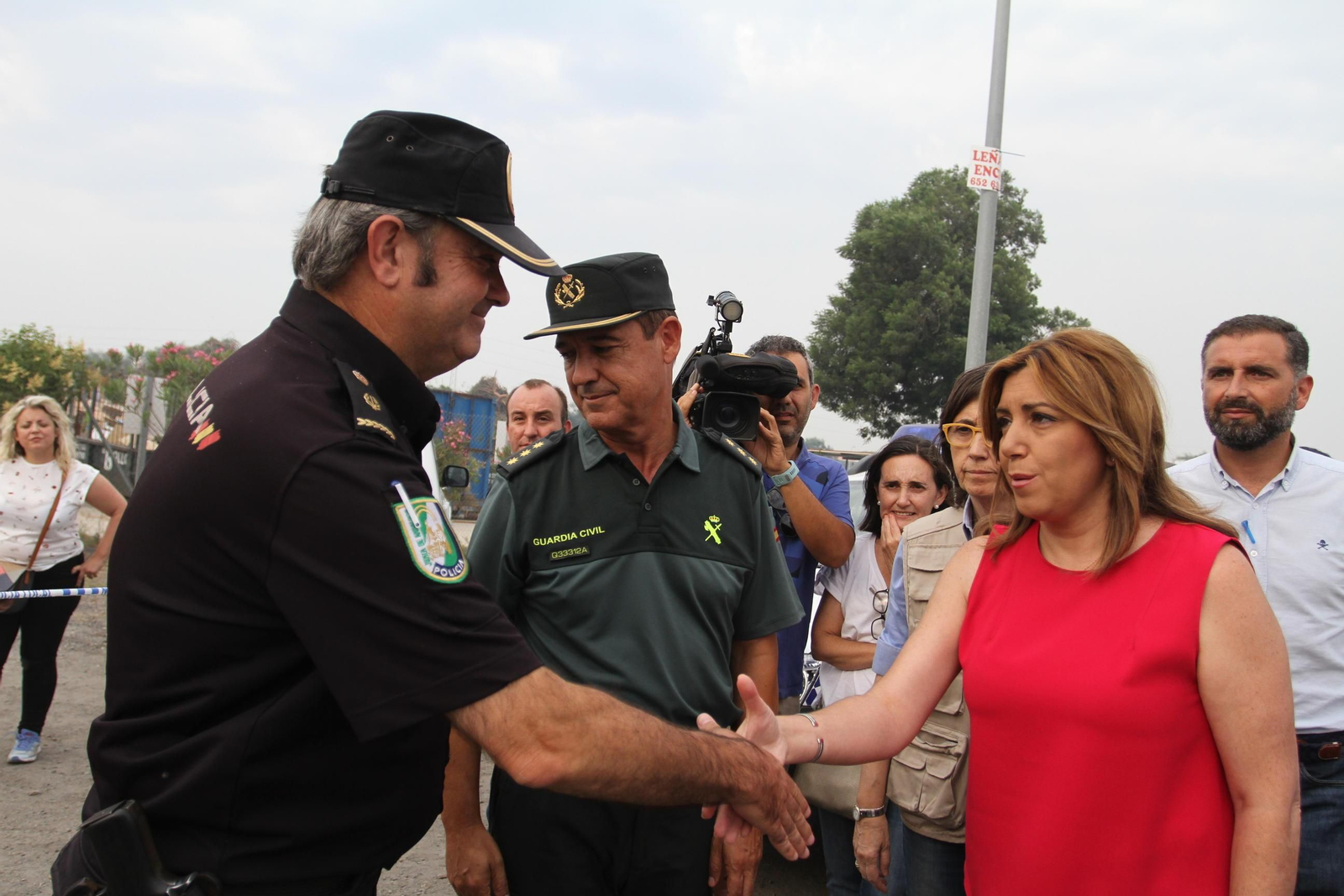 Las imágenes del incendio en Moguer y Mazagón