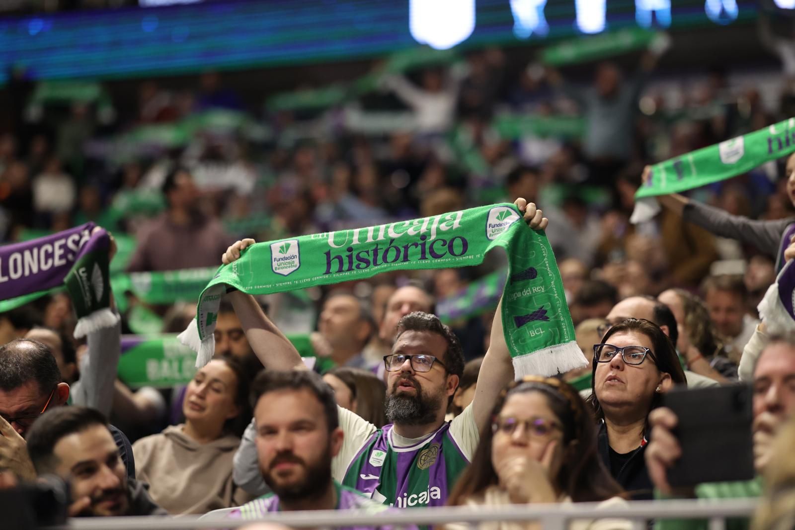 Unicaja-Real Madrid, en fotos