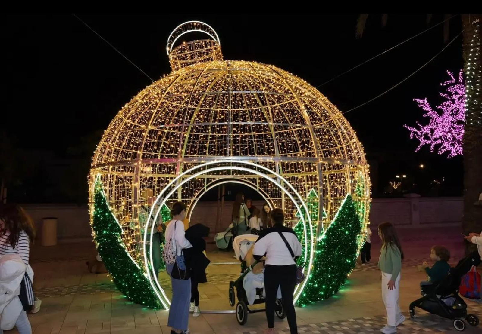 Alumbrado de Navidad en Chiclana, en imágenes