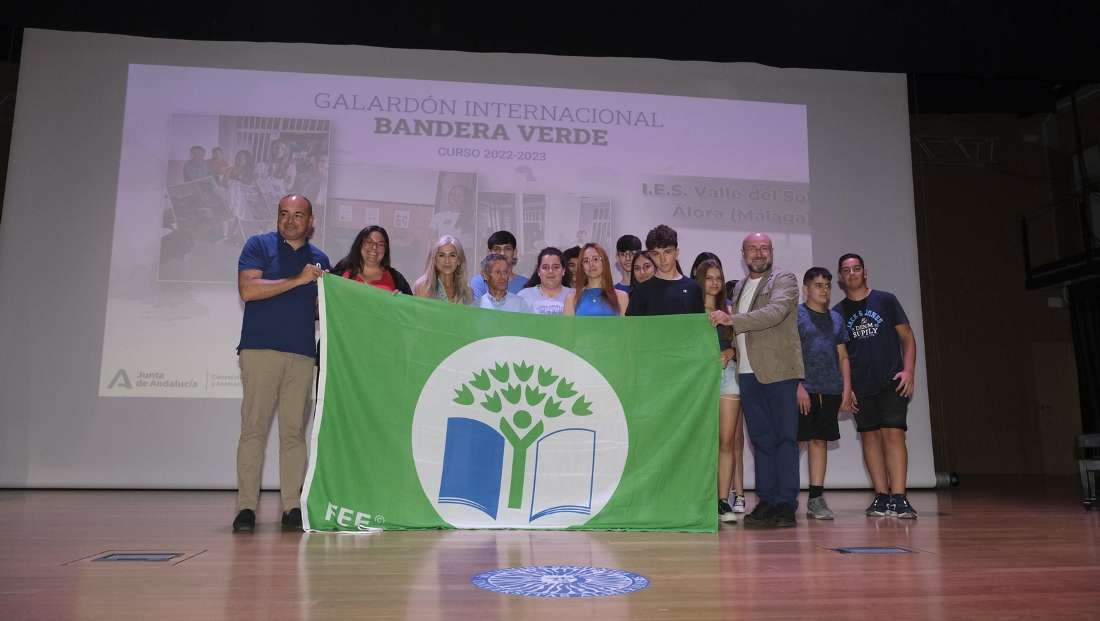 Entrega de banderas verdes a colegios de Andalucía, en Almería