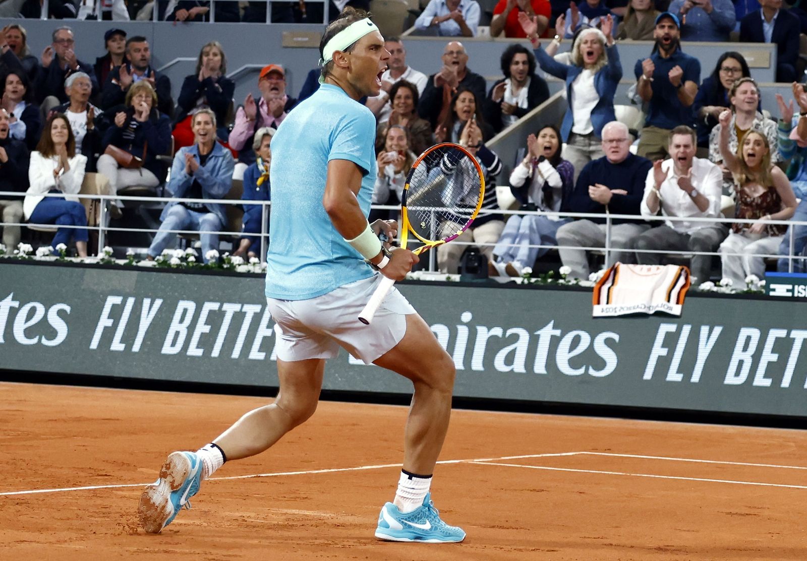 Las fotos del adiós de Nadal en Roland Garros