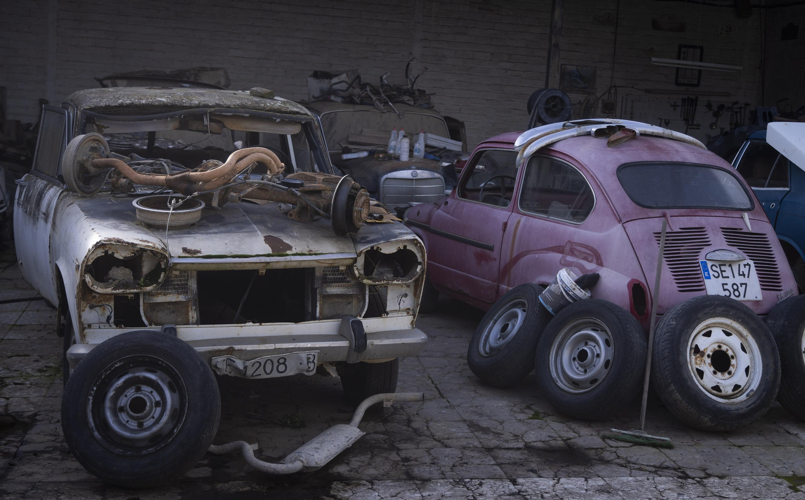 Los vehículos clásicos de Alfonso Chaves, todas las imágenes