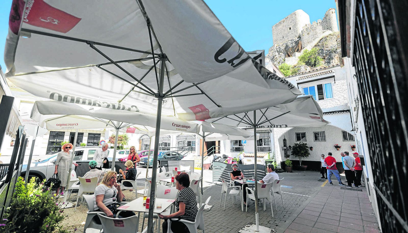 La Plaza del Ayuntamiento de Olvera