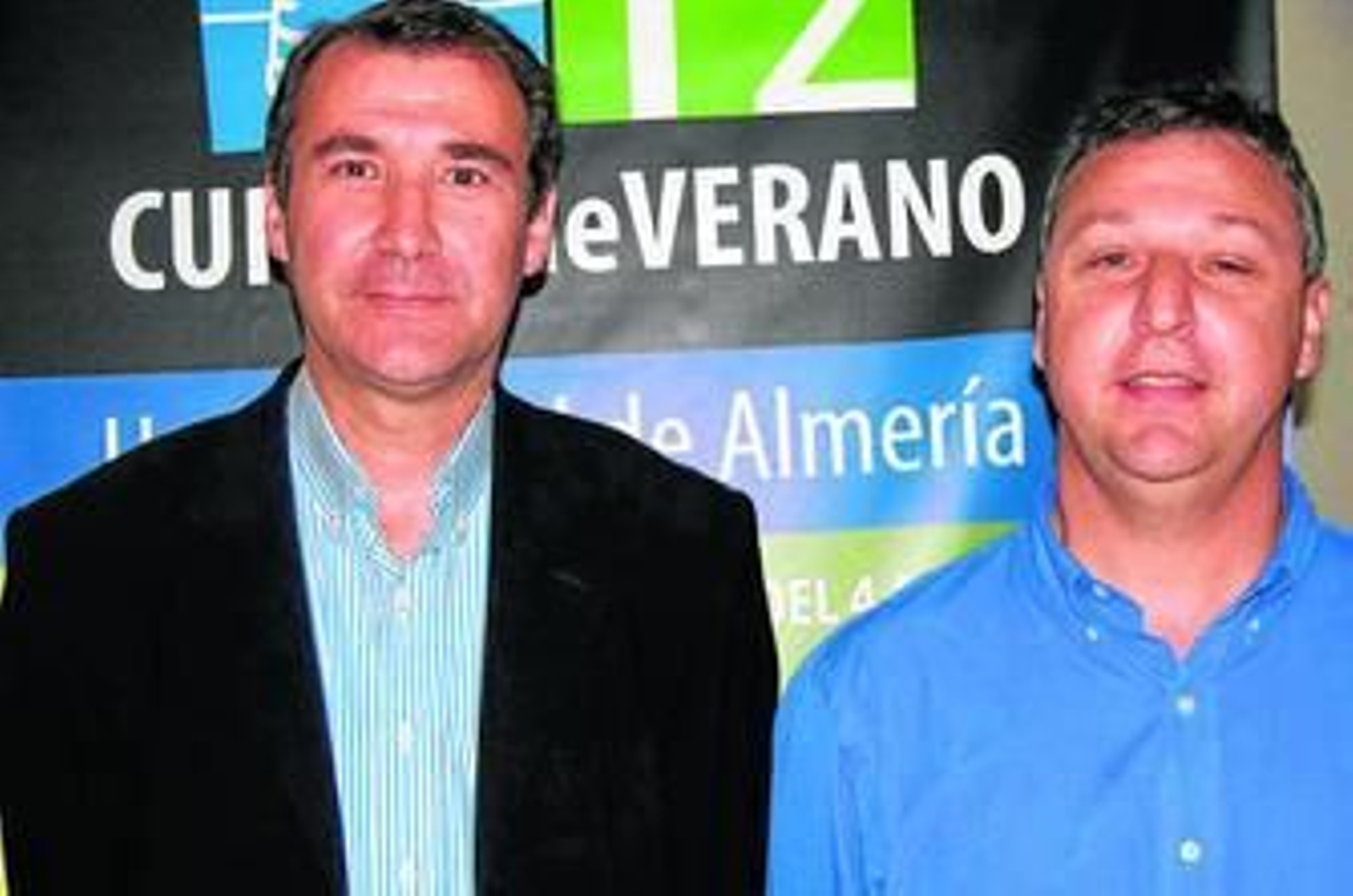 Los directores del curso Francisco Rodríguez y Antonio Giménez.