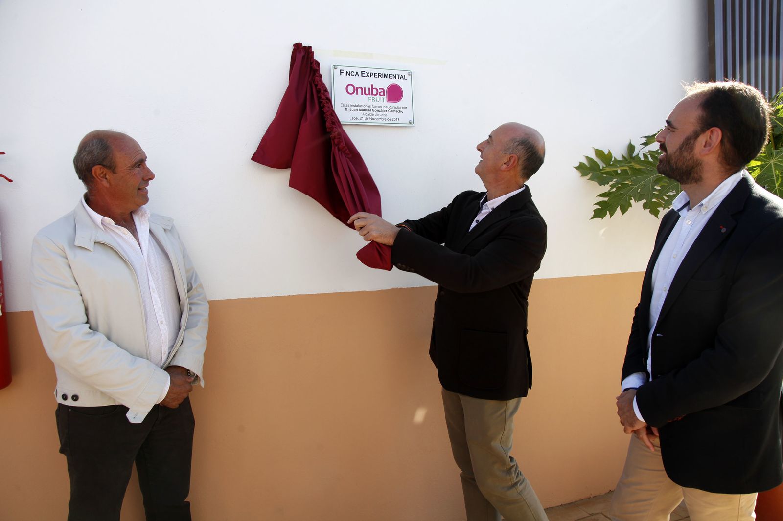 Inauguración de la finca experimental de  Onubafruit