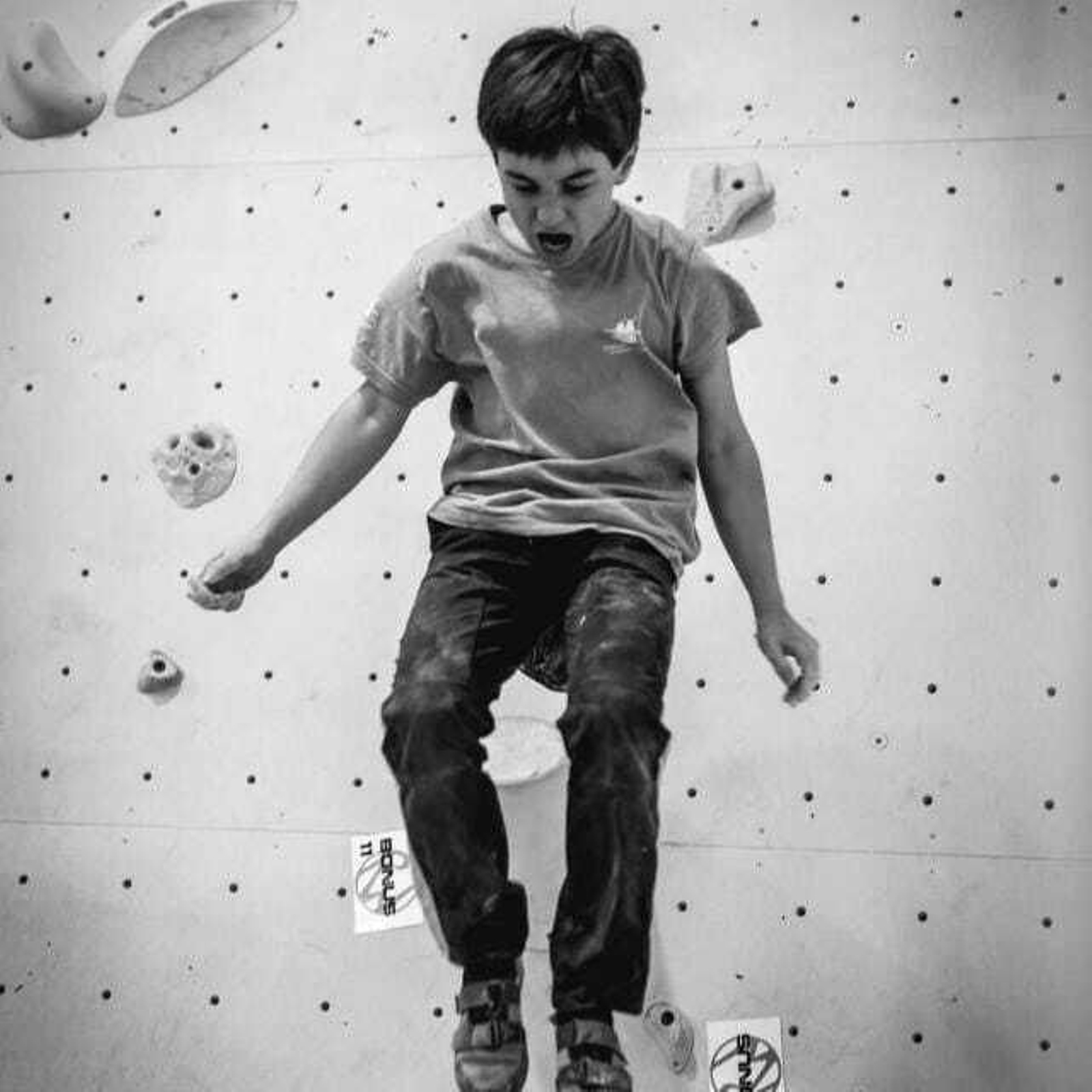 Ignacio en acción, con tan solo 10 años