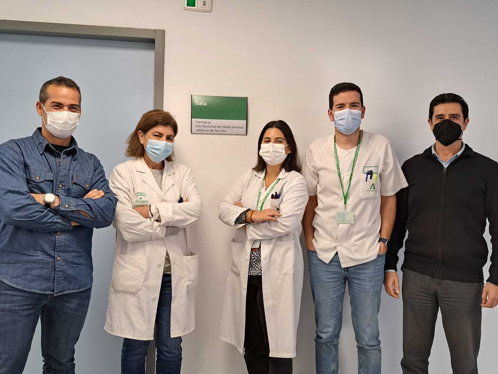 Profesionales del Servicio de Farmacia del Hospital de Jerez.