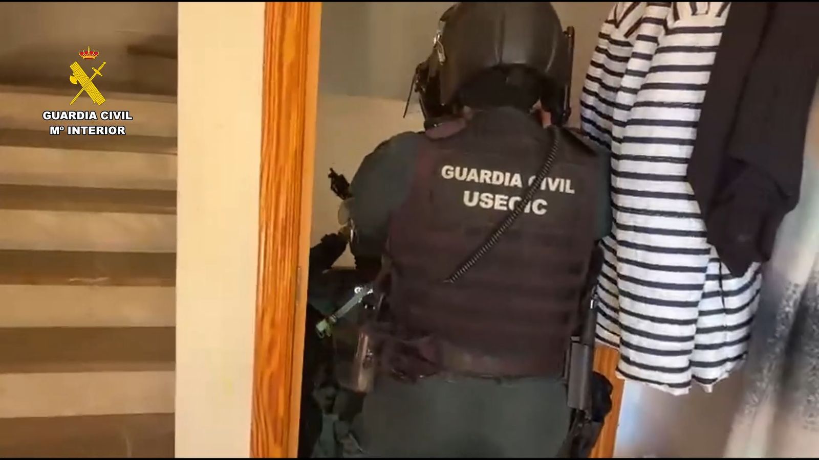 Así fue el operativo policial de la Guardia Civil de Granada en Alhendín