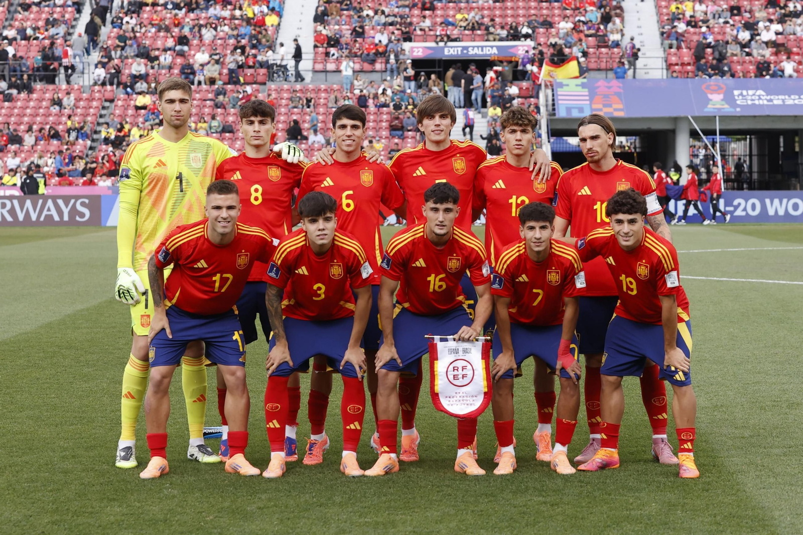 Once inicial ante Brasil.