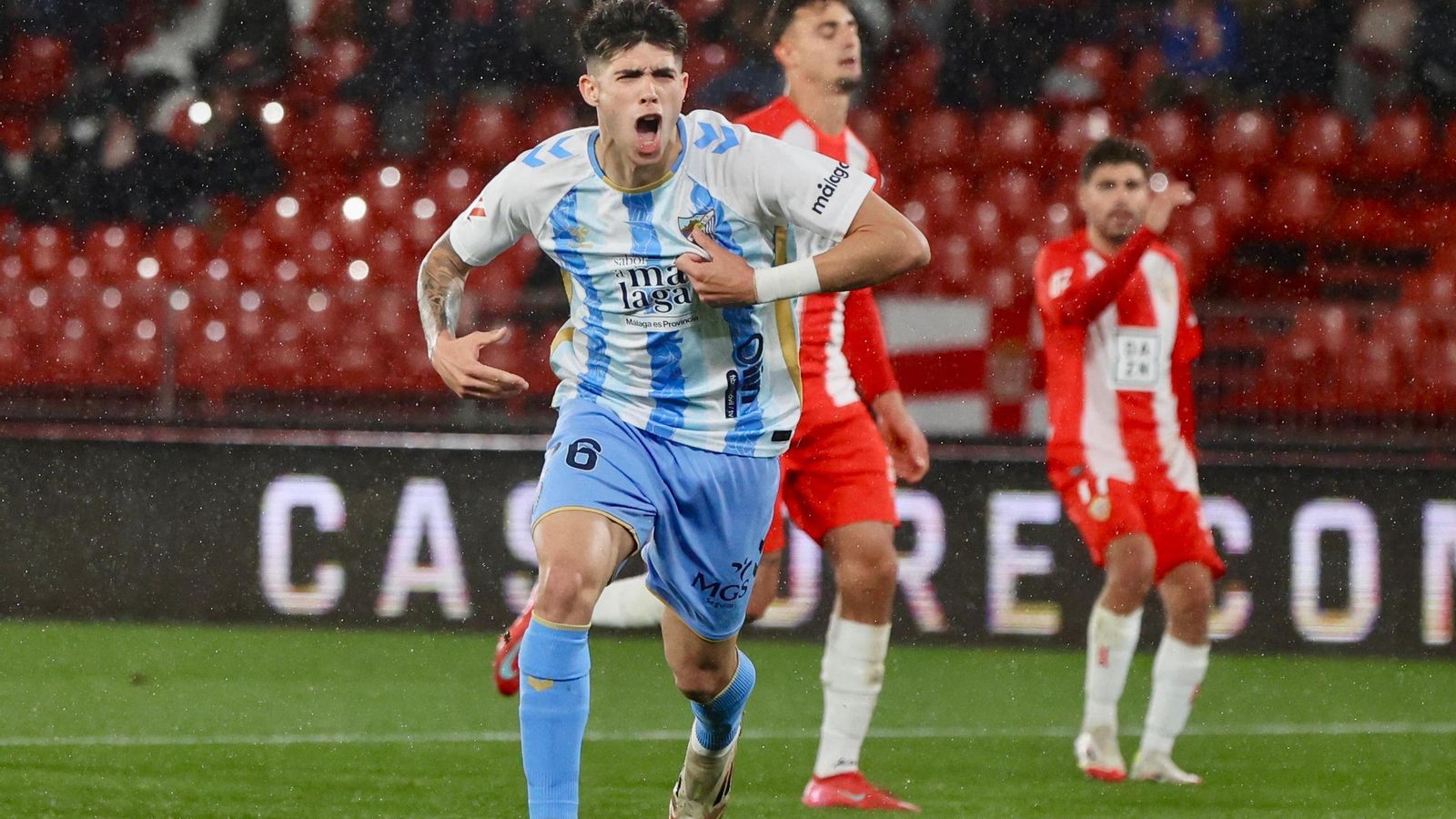 Las fotos del UD Almería - Málaga CF