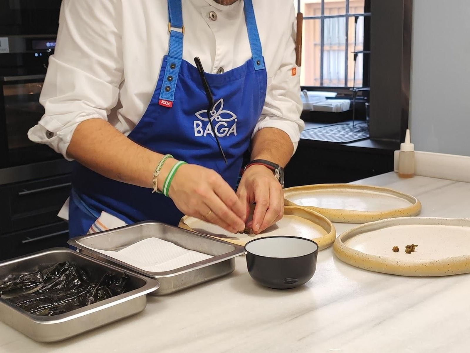 La cocina del restaurante Bagá, en pleno centro de la capital, se abre al mundo.