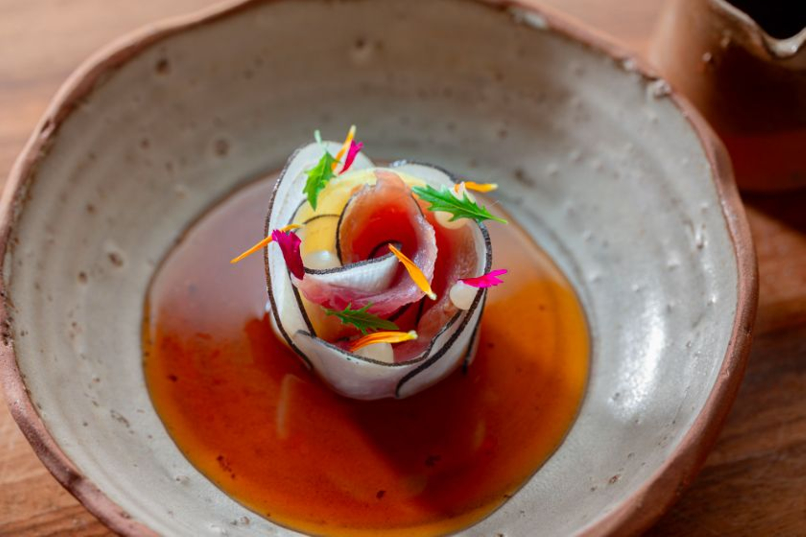 Delicia gastronómica preparada con atún en So/Sotogrande