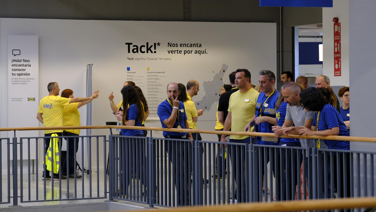 Imágenes de la inauguración de IKEA Almería