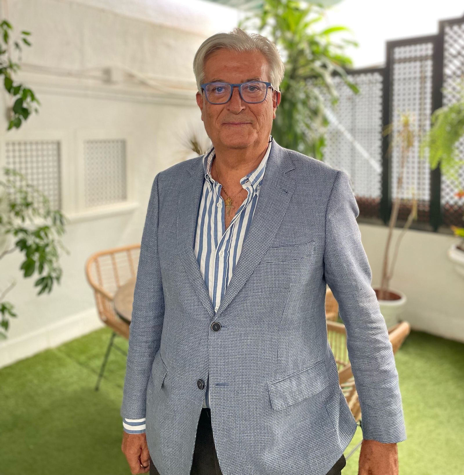 El gerente del hotel de 3 estrellas San Cristóbal , Cristóbal Parra.