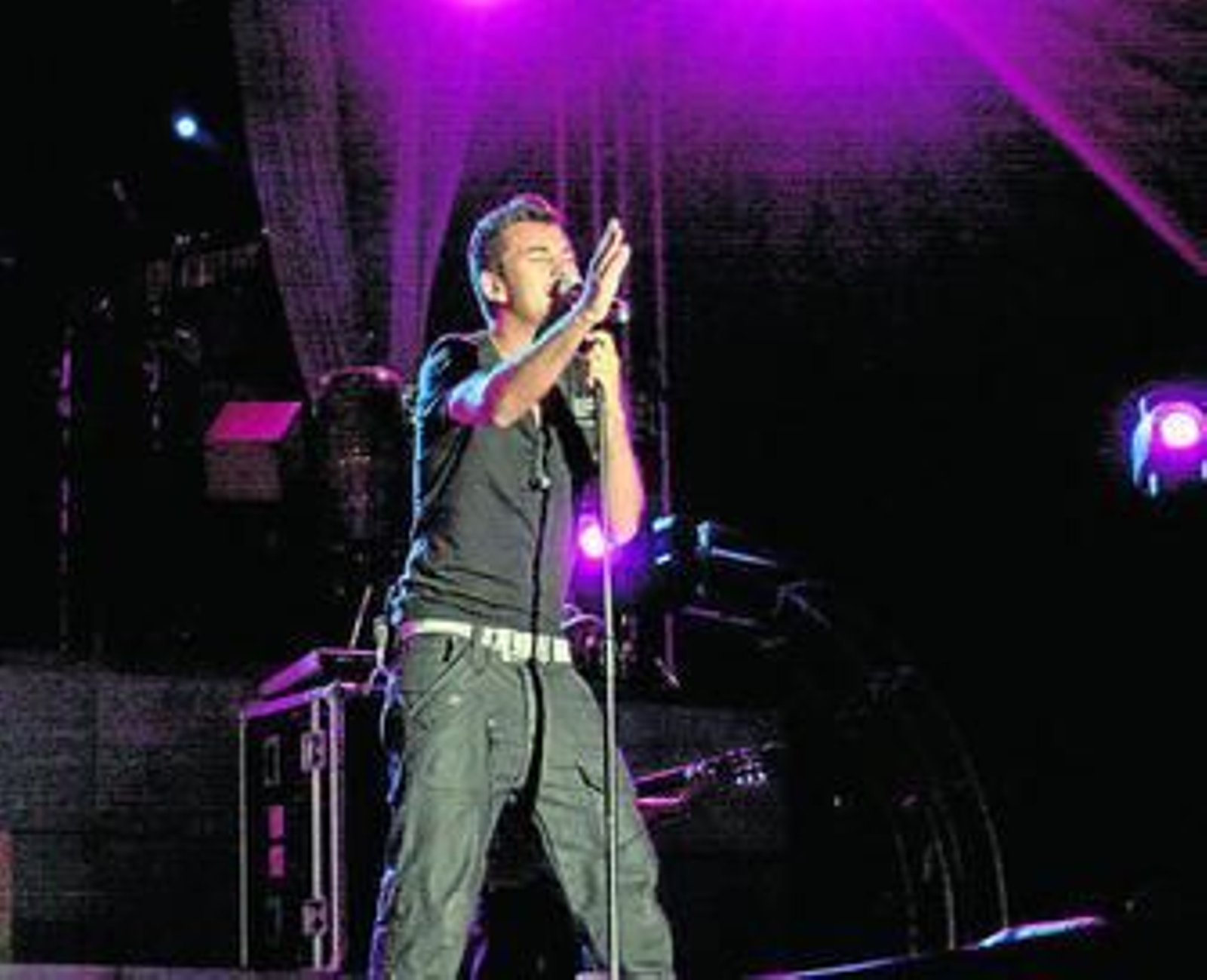 El cantante onubense Sergio Contreras.