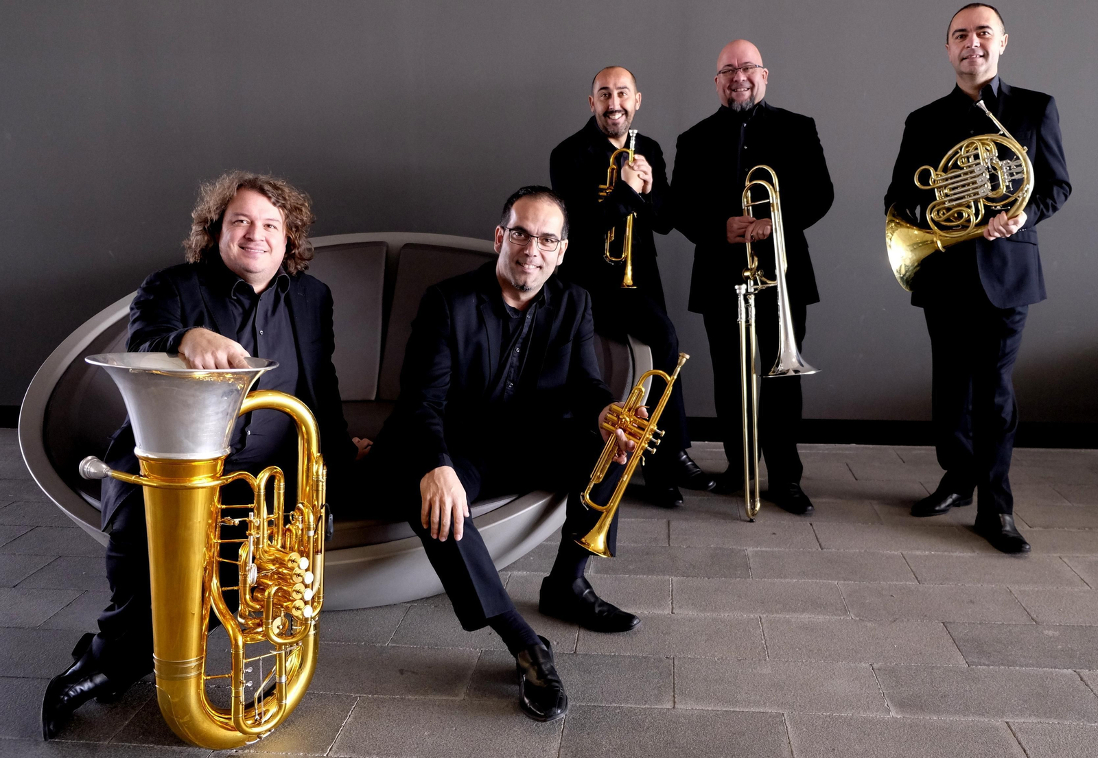 Integrantes de Spanish Brass. Integrantes de Spanish Brass.