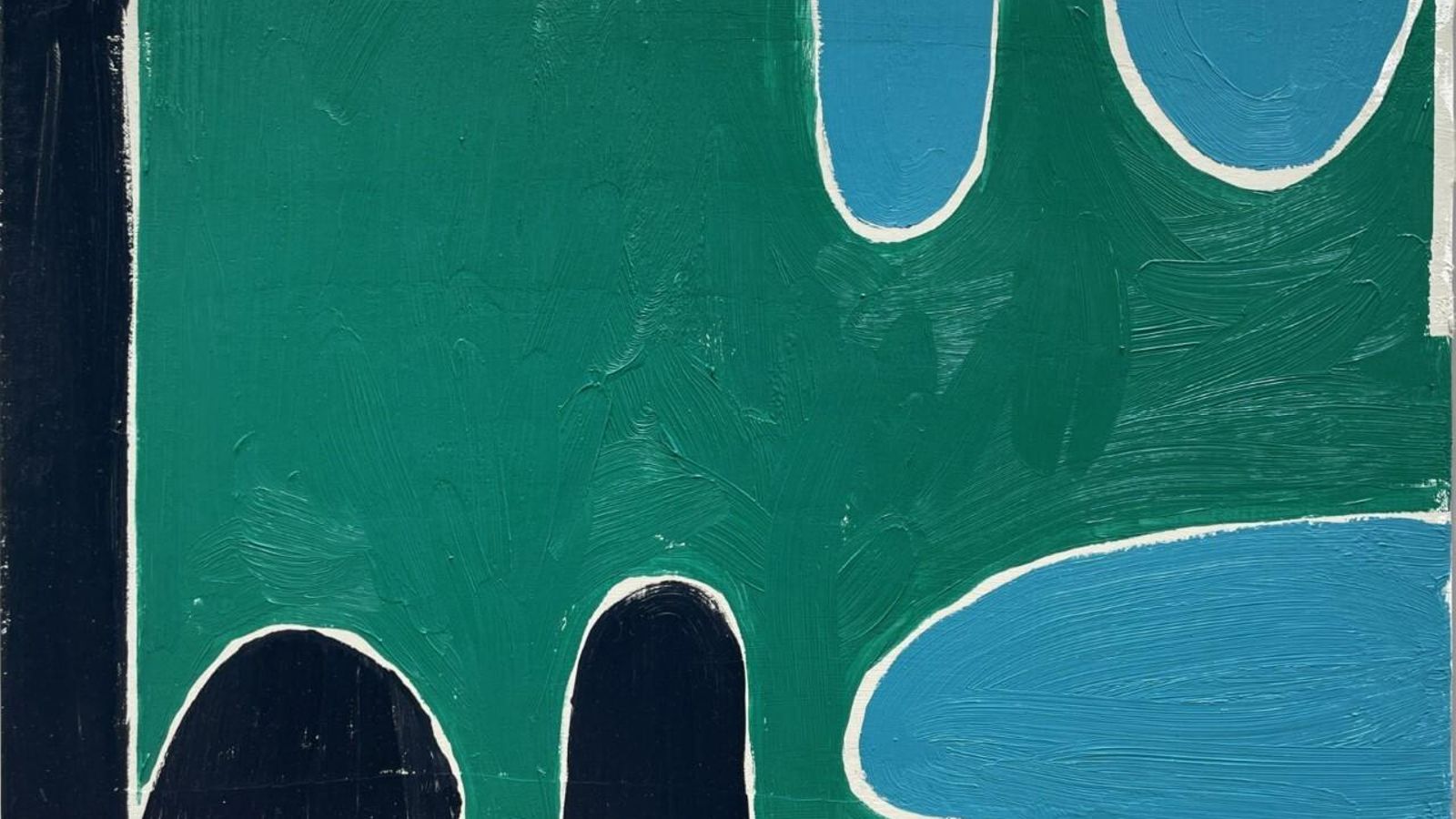 Una de las pinturas de Fernando Clemente.