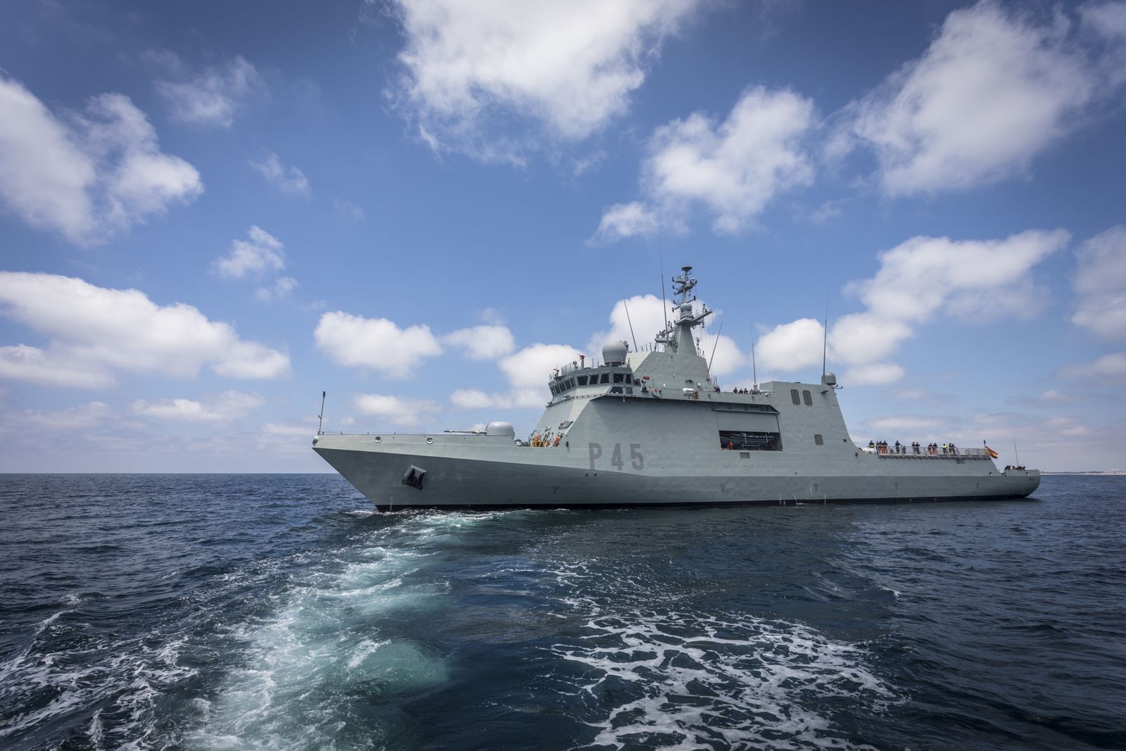 Imágenes de la prueba de mar del 'Audaz'