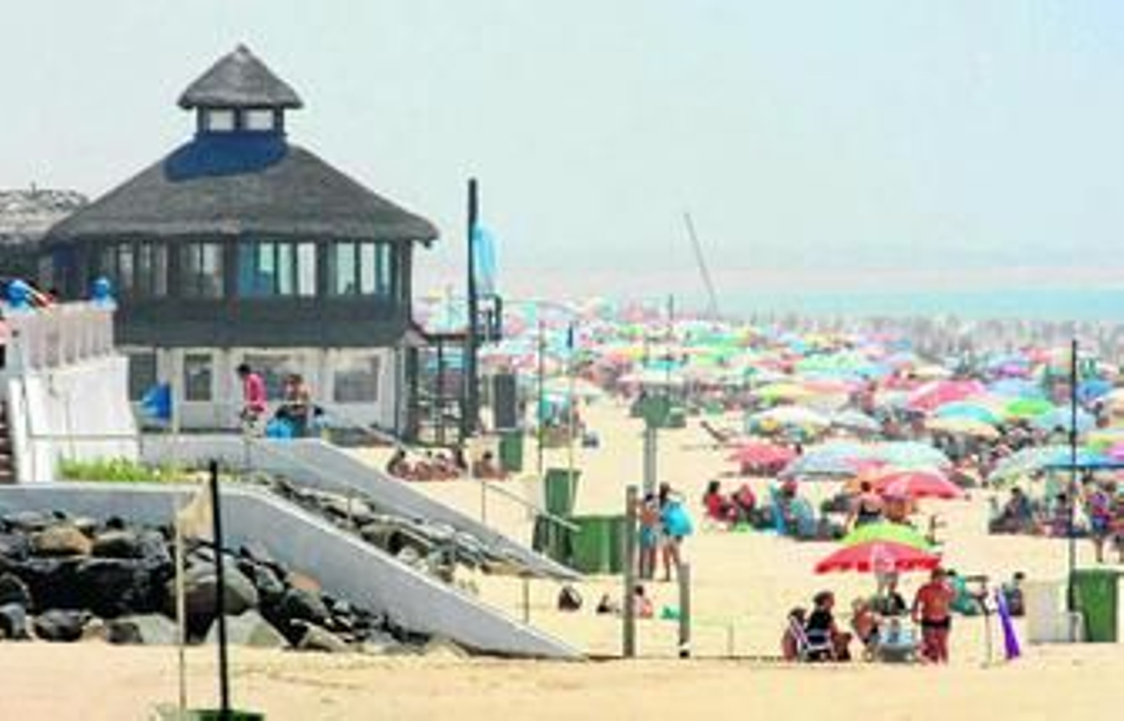 Uno de los chiringuitos de Matalacañas