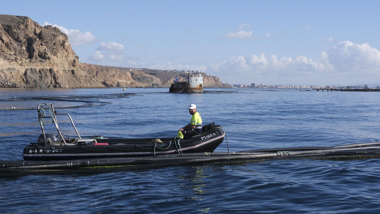 La piscifactoría de El Cañarete, en imágenes