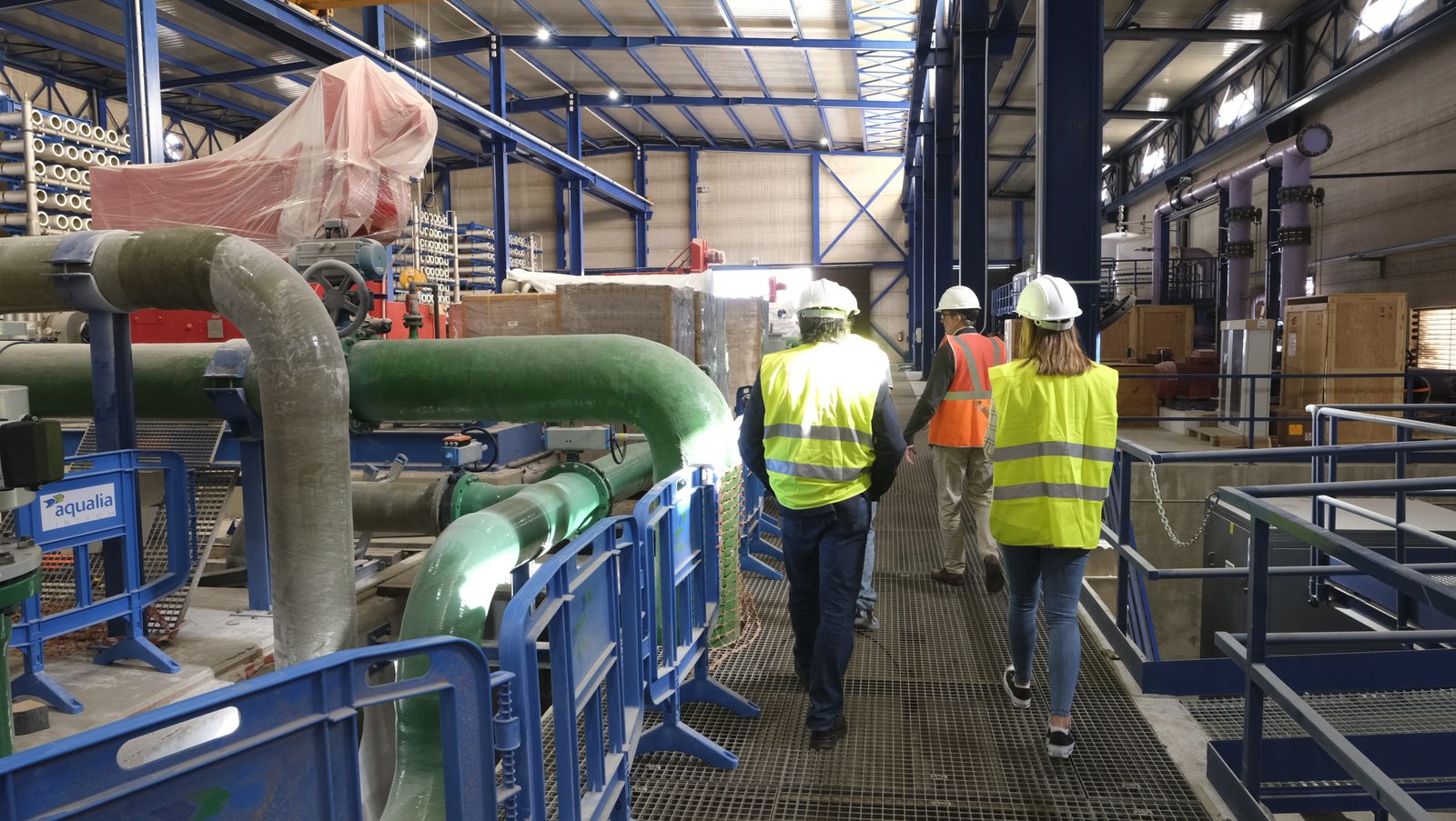 Visita a la desaladora Mar de Alborán.