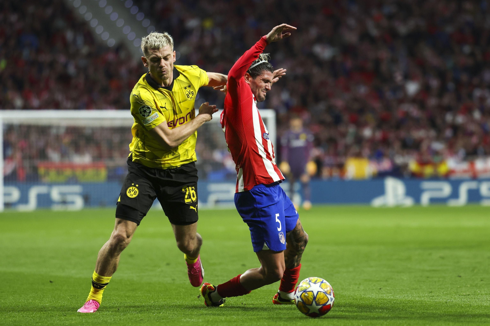 El Atlético de Madrid - Borussia Dortmund, en fotos