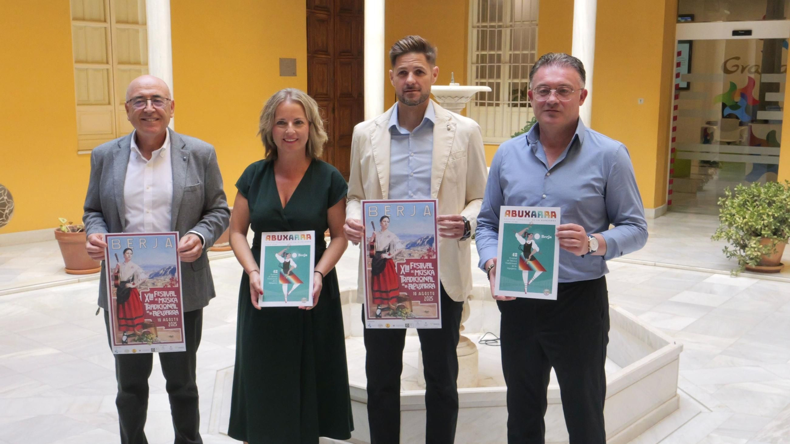 Fotografía sobre la presentación del XLII Festival de Música Tradicional de La Alpujarra