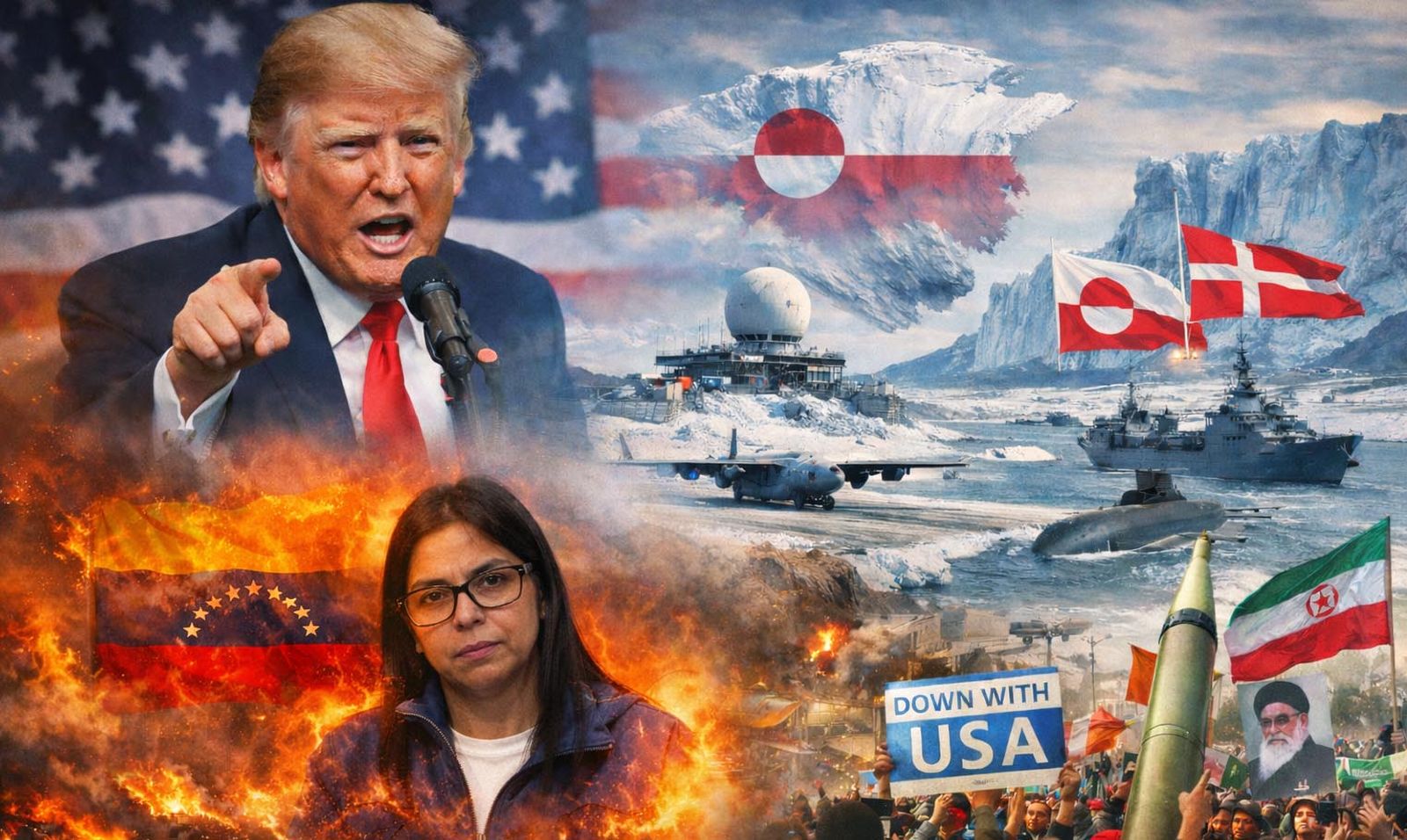 Recreación del nuevo tablero mundial