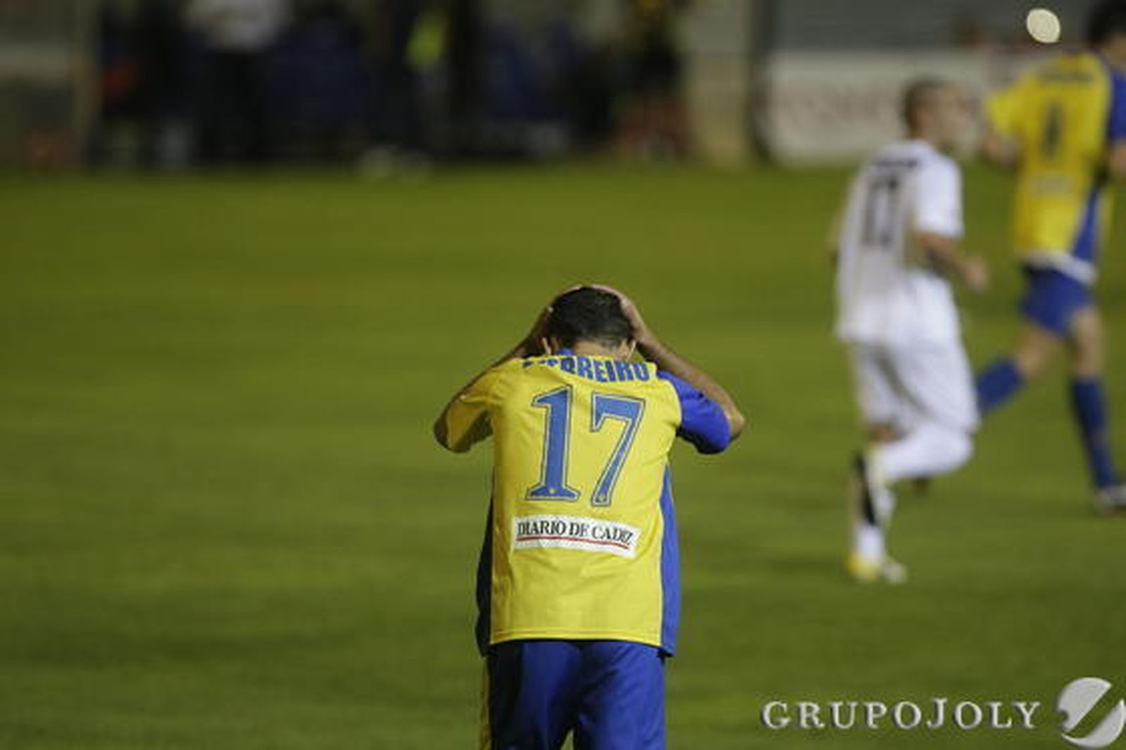 Ferreiro se lamenta tras dejar escapar una ocasión.

Foto: Julio Gonzalez