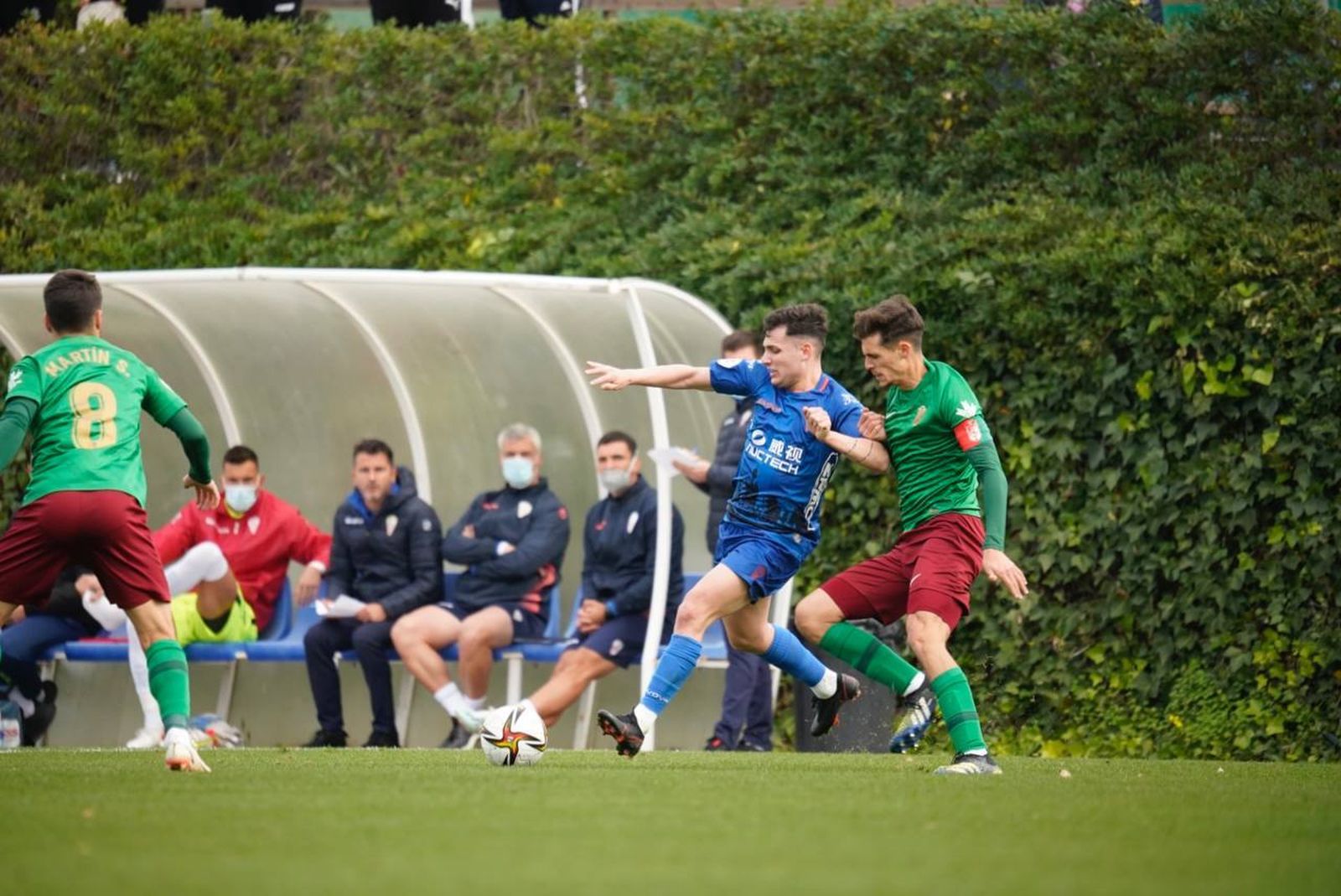 Acción del choque ante el Algeciras.