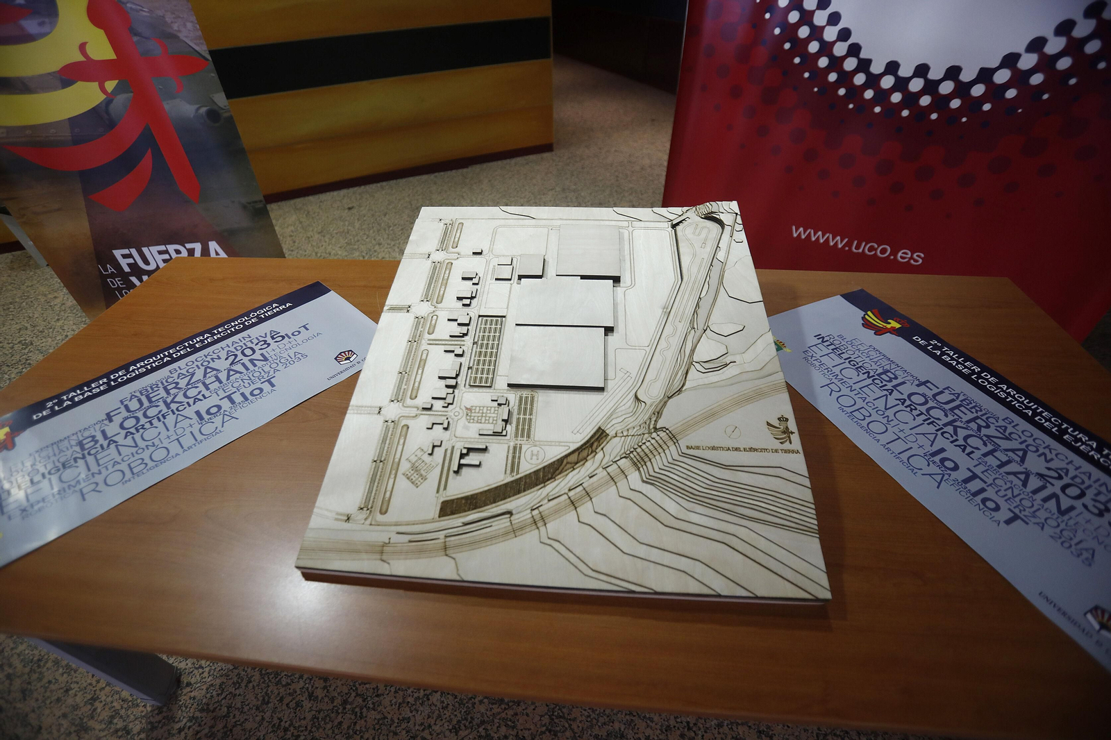 Maqueta de la Base Logística del Ejército de Tierra. Maqueta de la Base Logística del Ejército de Tierra.
