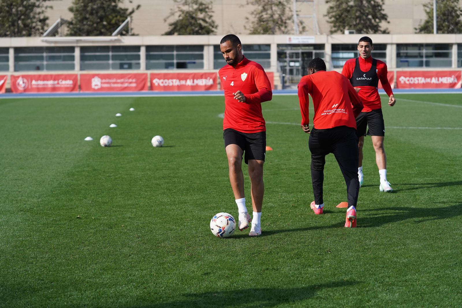 Entrenamiento del Almería, viernes 26