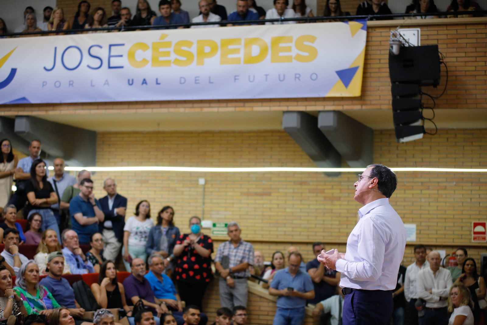 Inicio de la campaña electoral de José Céspedes como candidato a Rector de la Universidad de Almería-UAL