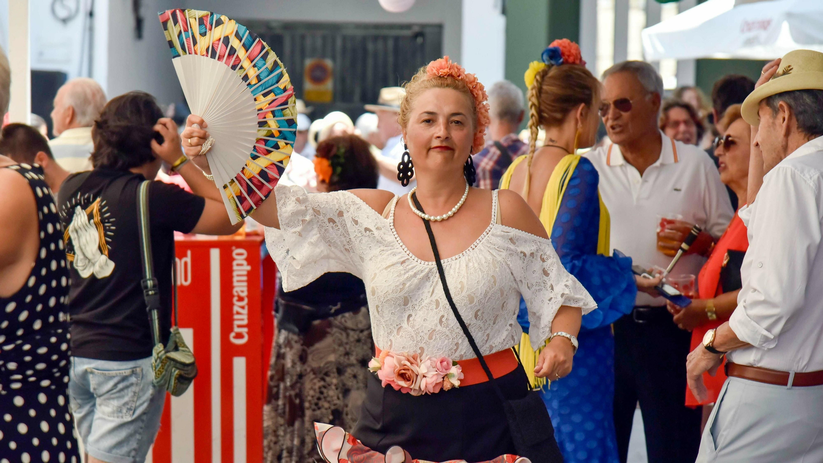 Domingo rociero de  la Linea de la Concepción en imagenes