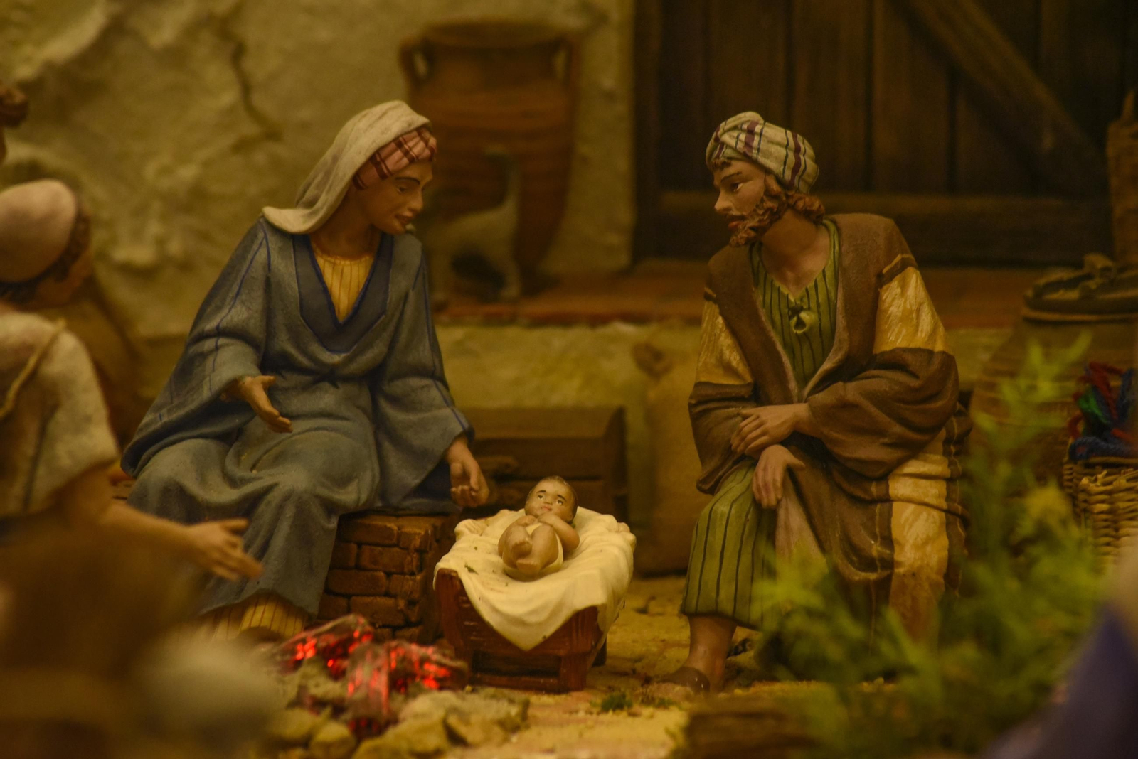 Fotos del belén del Museo Cruz Herrera en La Línea