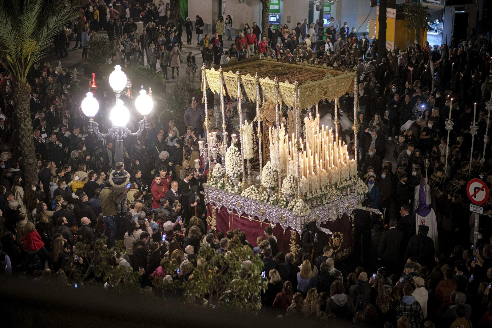 Nazareno de Santa María en la Semana Santa de Cádiz 2022